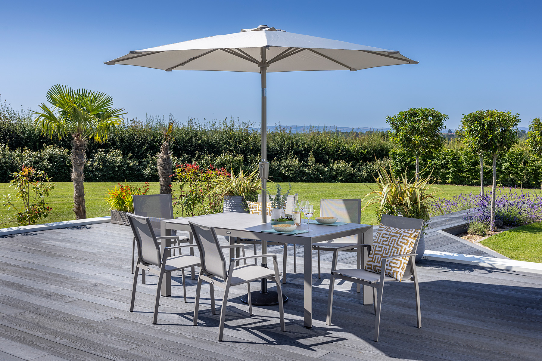 Rio 6 Seat Rectangular Dining Set